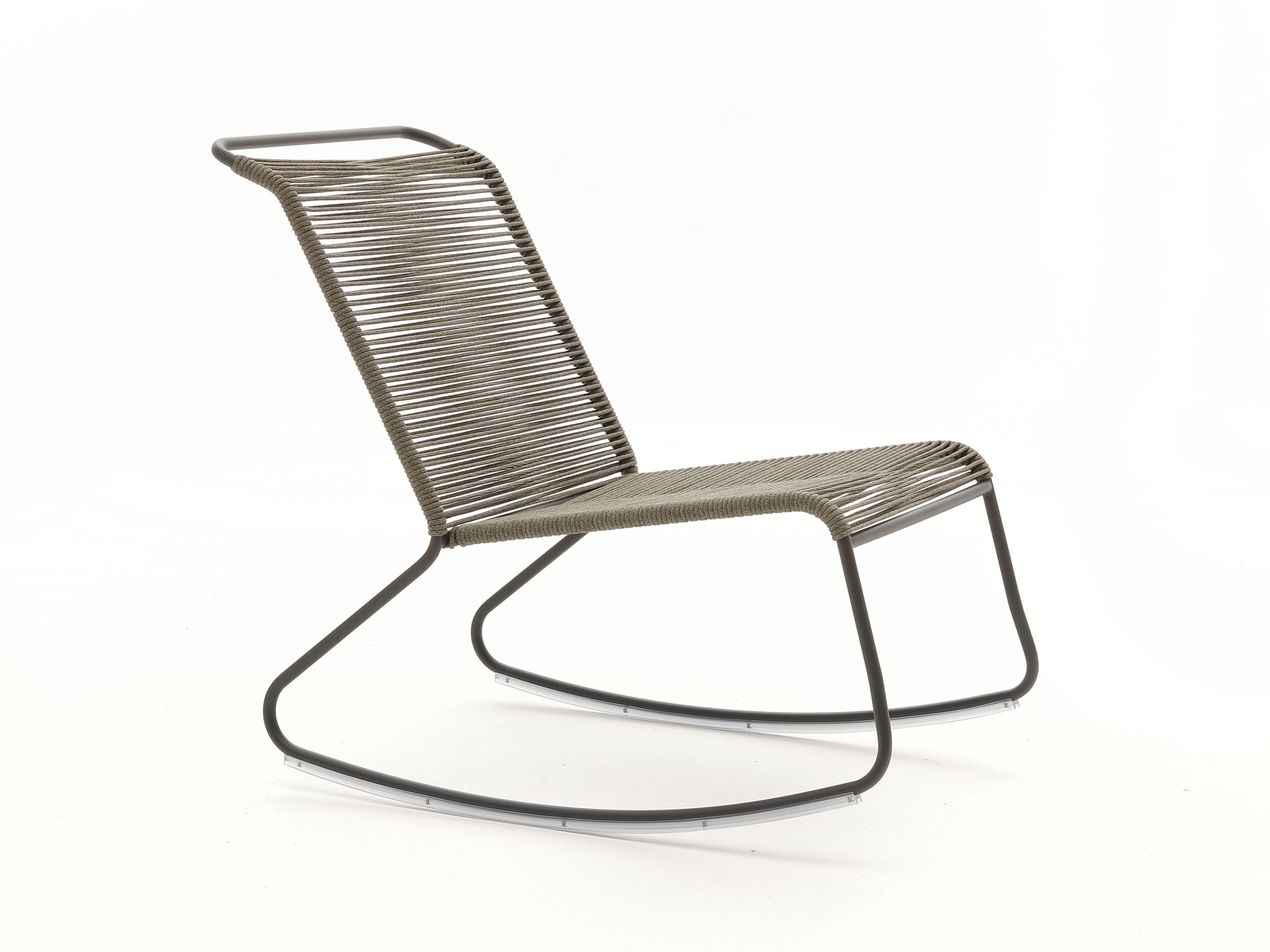 Плетеное алюминиевое садовое кресло-качалка Nodo Italia Beach House ARCH-00068244 - Вид №11