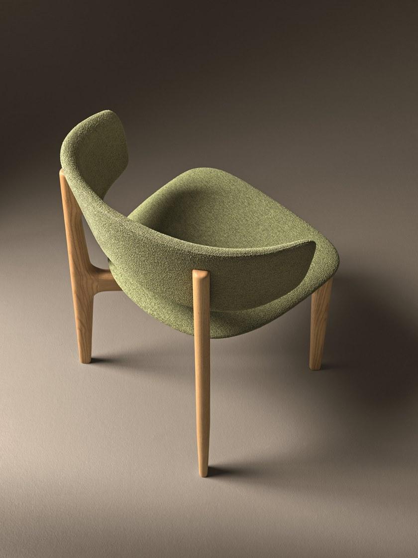 Very Wood Стул с открытой спинкой, обитый тканью sun-id-1389078 - Вид №4