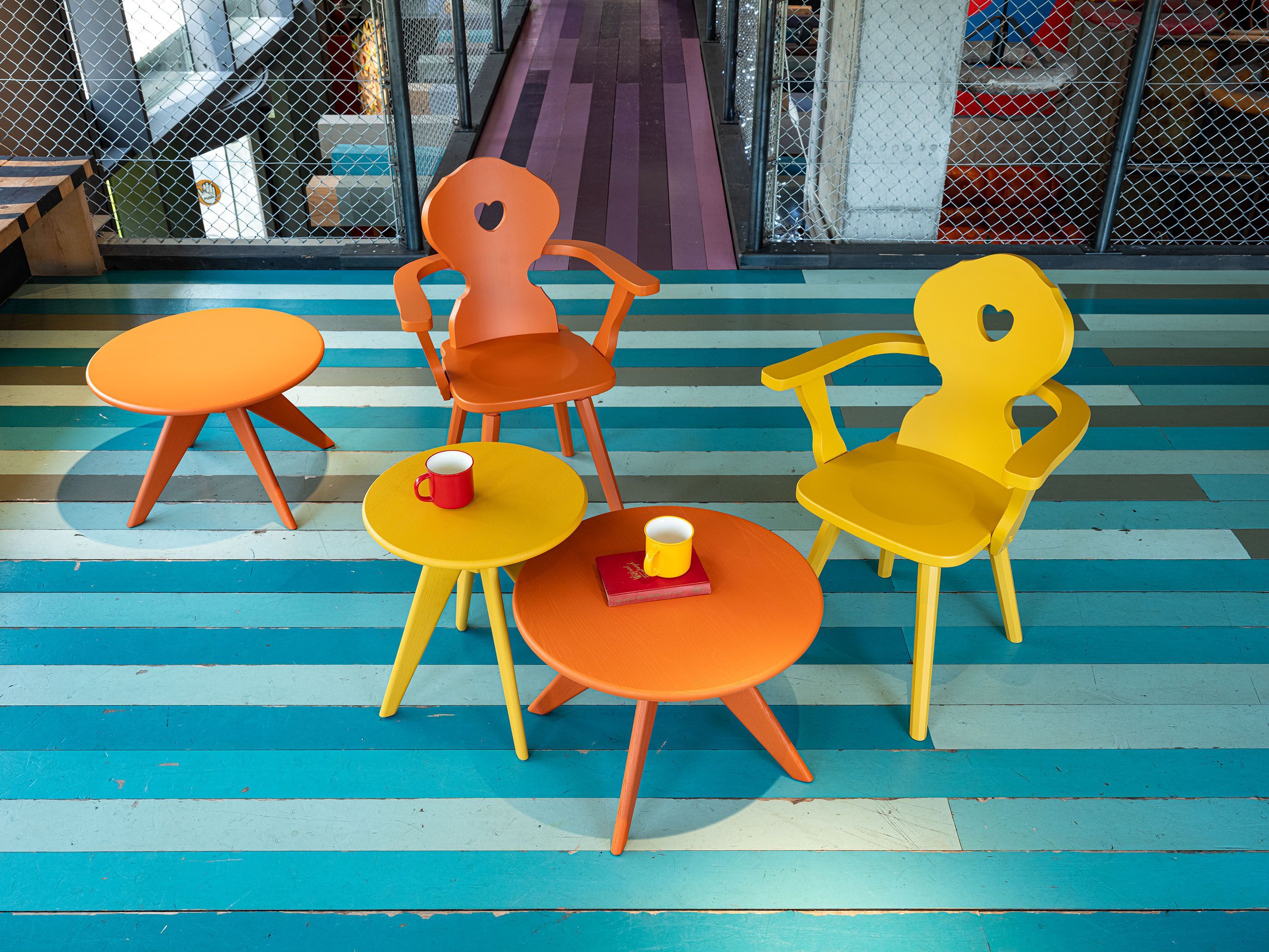 Круглый журнальный столик из ясеня SIPA Nasty ARCH-00115615 - Вид №7