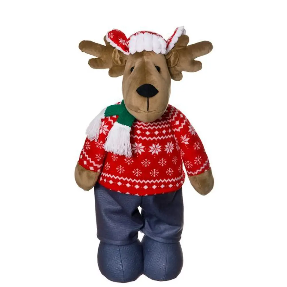 Фигура декоративная Naterial Лось h80 см красный STLM-2089392