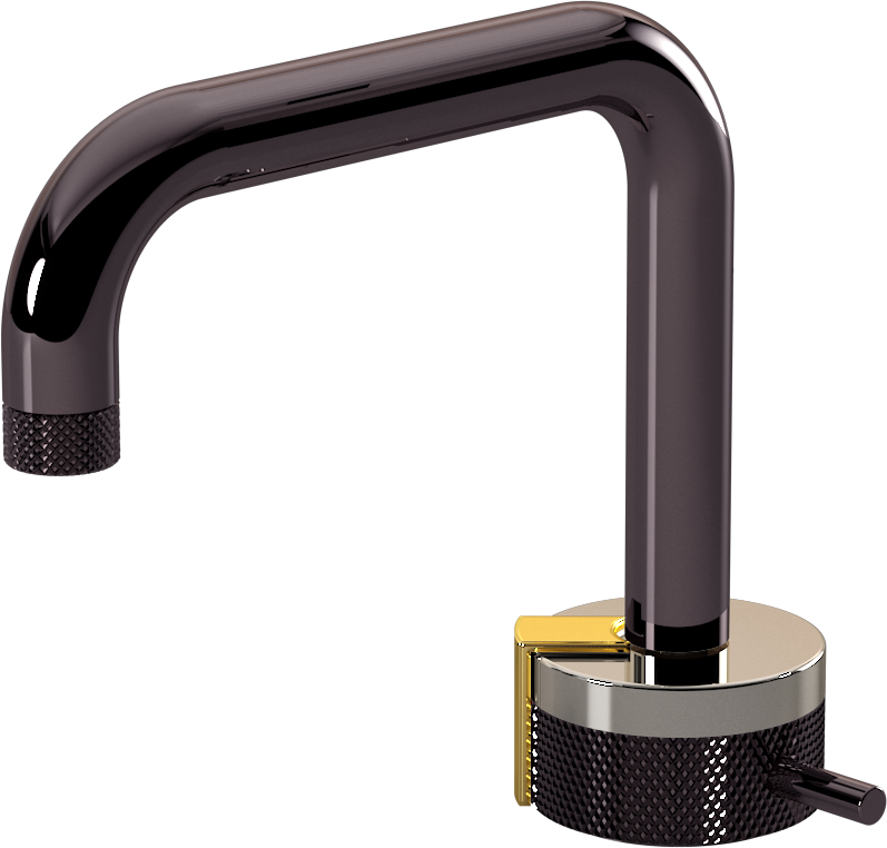 E-11500-R1PN-L2AU-OX Однорычажный прогрессивный смеситель для раковины - излив 15,3см GRAFF MOD+