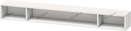 LC120102222 L-Cube Элемент полки (горизонтальный) Белый глянцевый декор Duravit