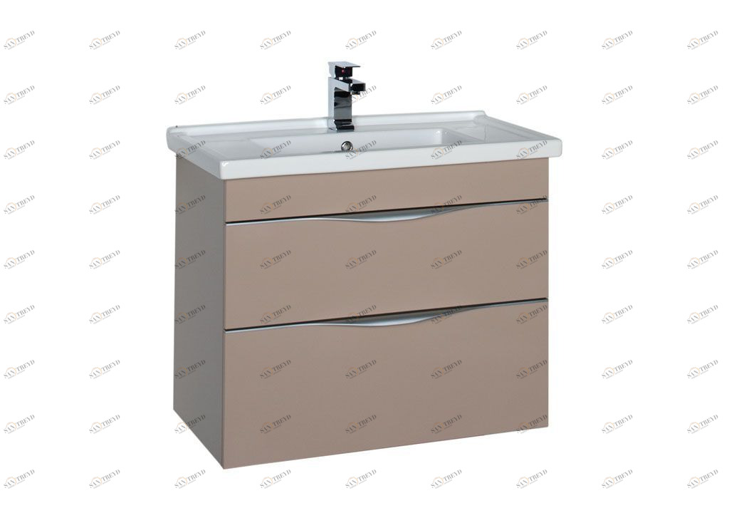 Тумба с раковиной Aquanet Эвора 80 капучино 0018399700182324