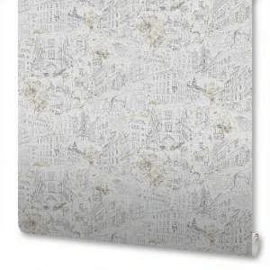 Обои флизелиновые New Age Citi Life серые 1.06 м 167215-95