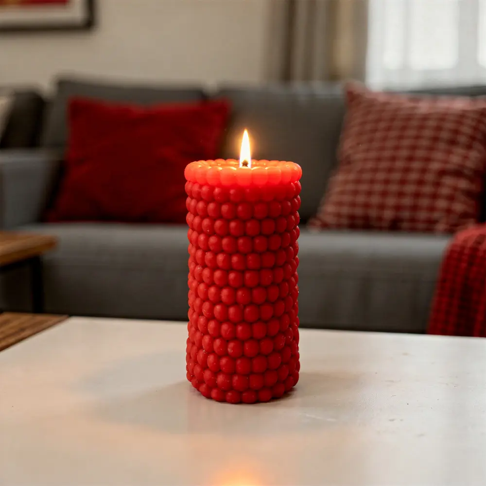 Античная свеча Бусы 9.5 цвет красный Santreyd STLM-2065455 - Вид №6