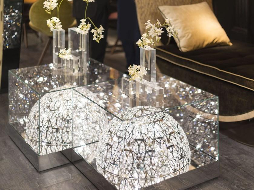 VGnewtrend Яркий квадратный хрустальный журнальный столик  7511757.97  - Вид №1
