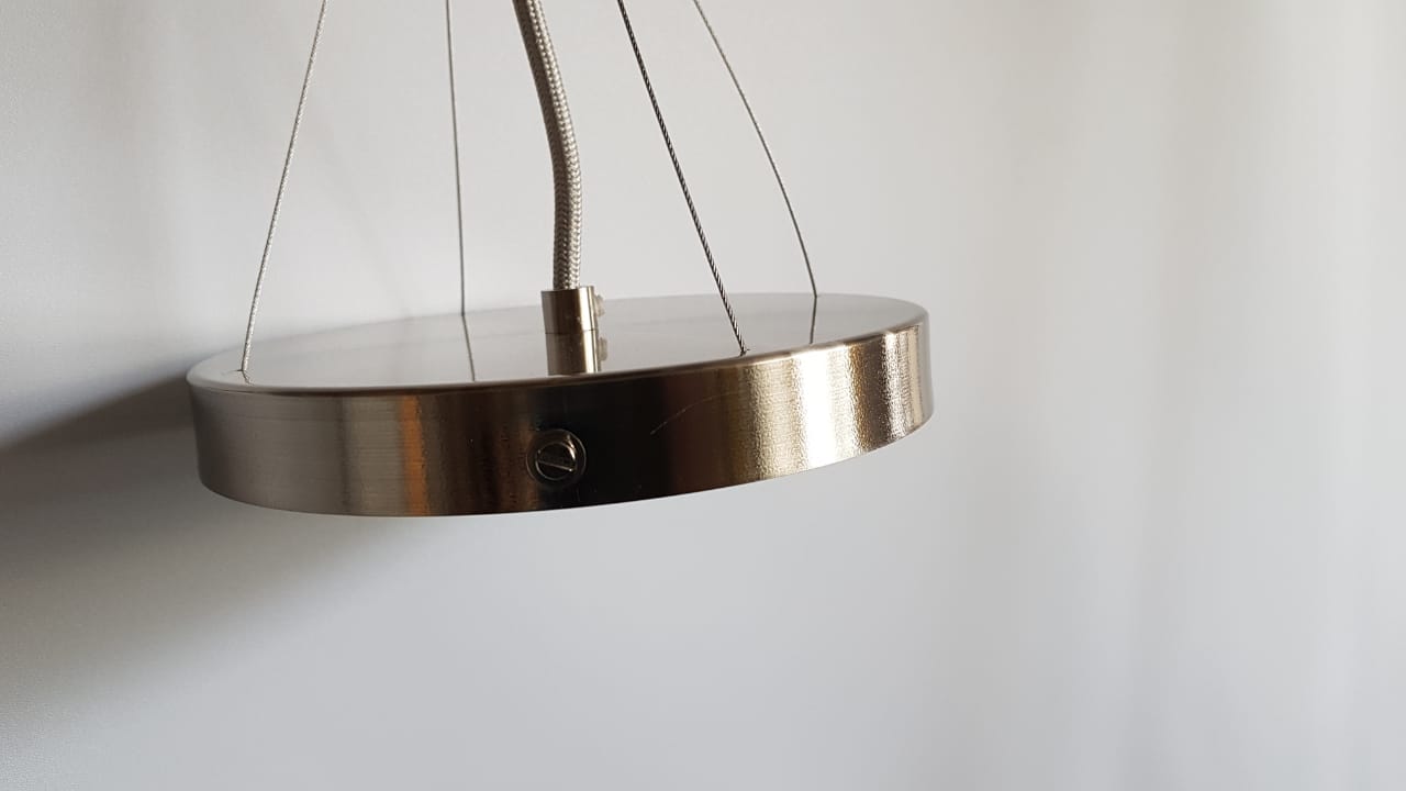 Orion HL 6-1654/4 серый абажур satin никель светильник подвесной Shade 117810 - Вид №1