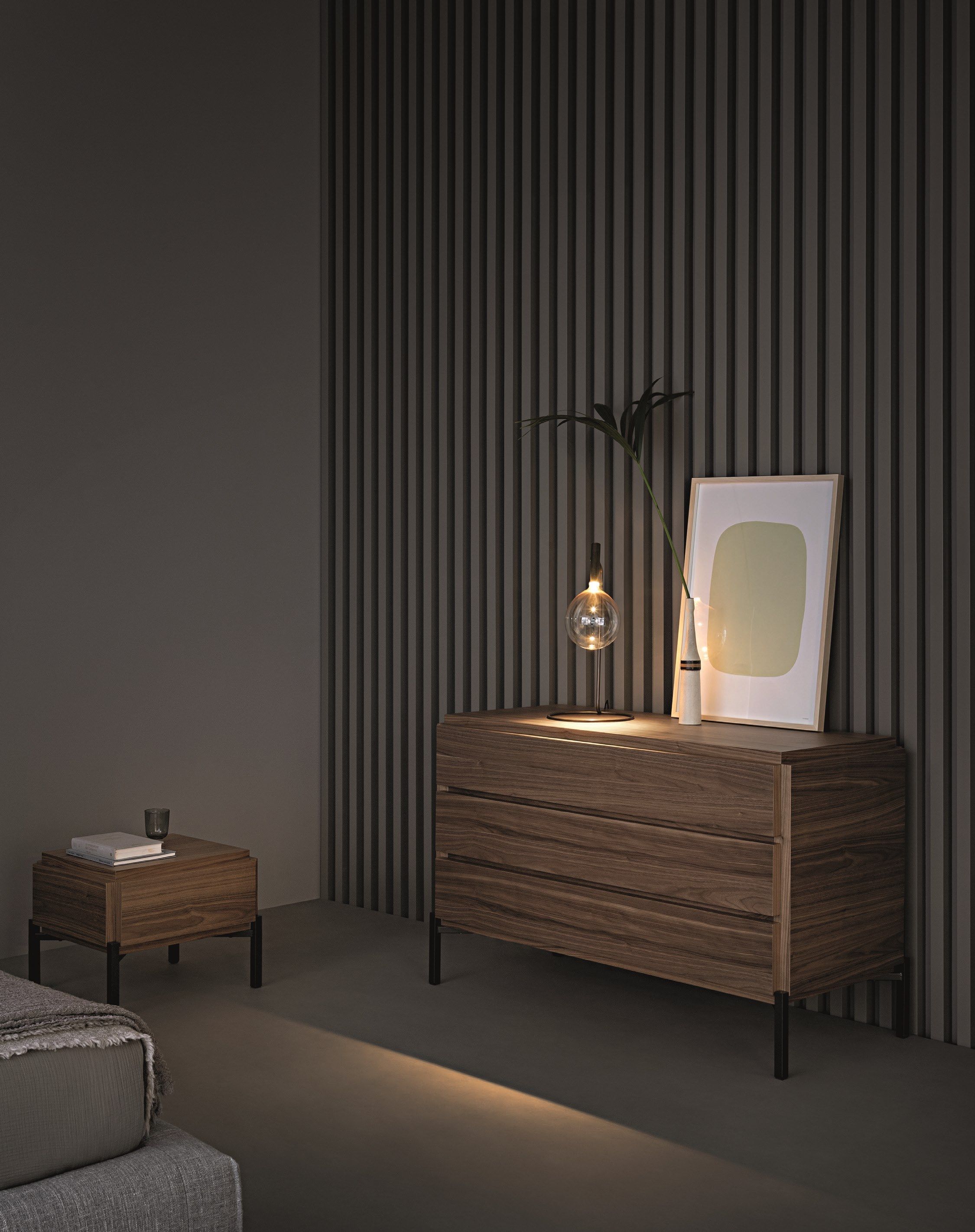 Деревянная тумбочка с ящиками BONALDO Groove ARCH-00038488 - Вид №3