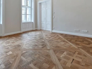 Alma by Giorio Двухслойный деревянный паркет, строганный вручную Design