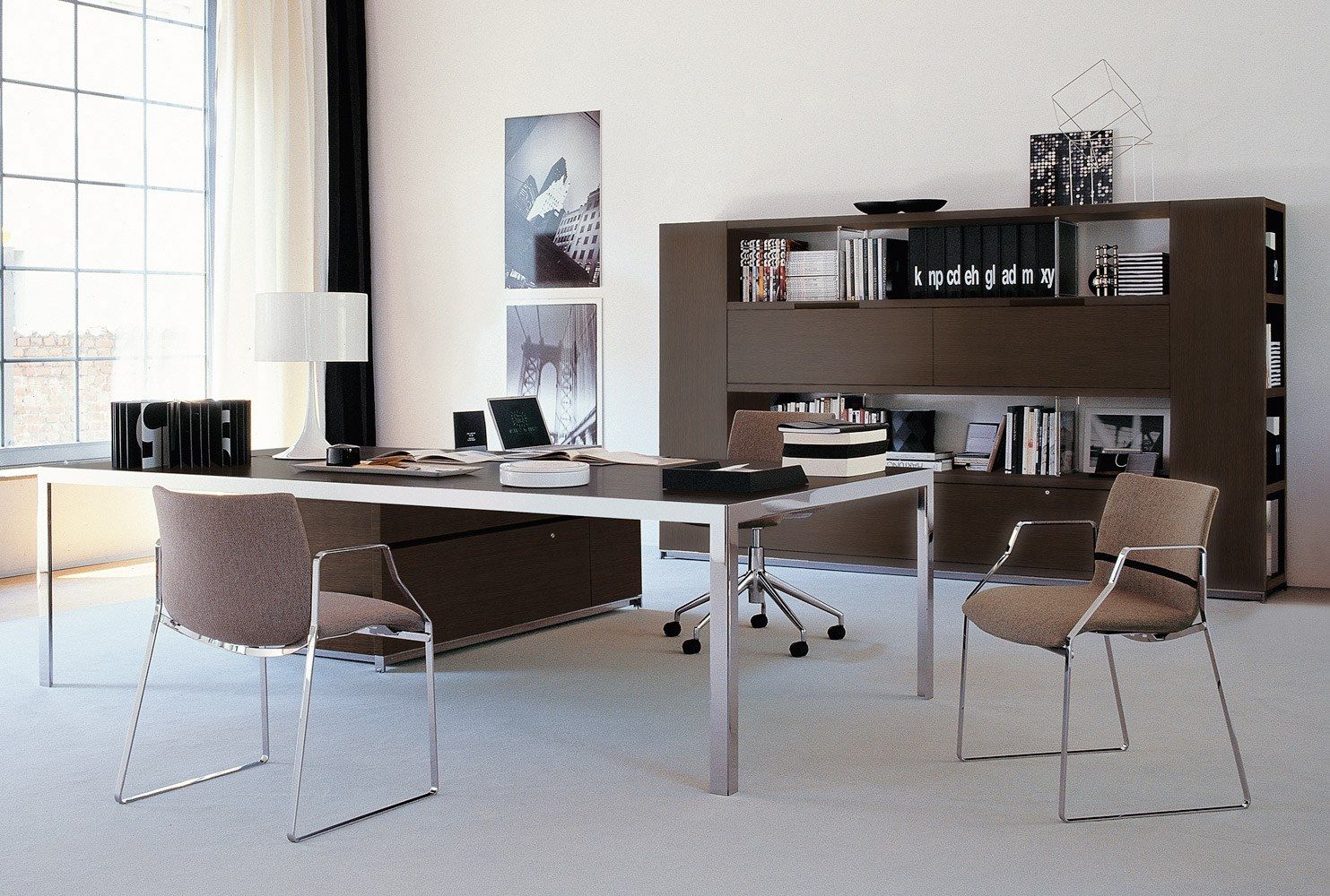 Стол из стали и дерева B&B Italia Project AC Executive ARCH-00116814 - Вид №12