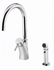 JUSTIME Кухонный смеситель, однорычажный, с вытяжным душем Tai chi 6780-96-82cp