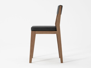 Мягкий стул для ресторана из массива дерева