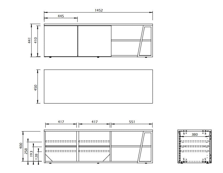 Шкаф для телевизора с распашными дверцами TemaHome Альби ARCH-00001691 - Вид №6