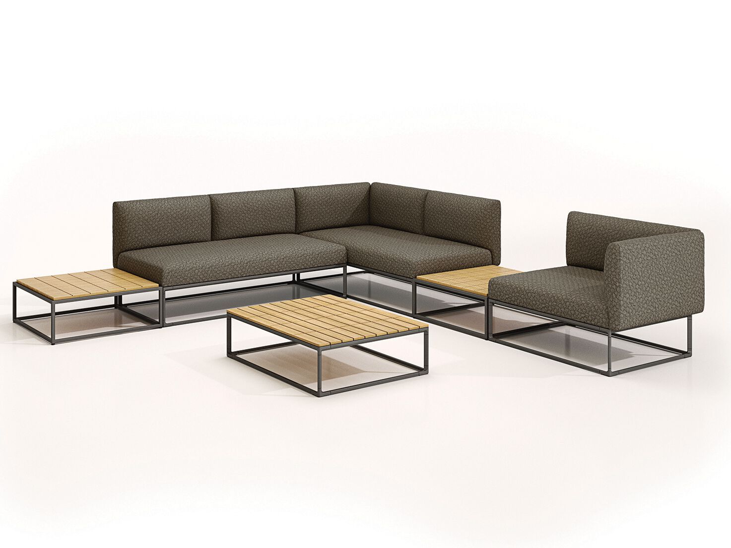 Тканевый модульный садовый диван Gloster Maya ARCH-00027700 - Вид №1