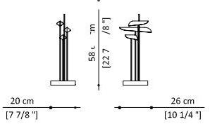 Paolo Castelli Настольная лампа из латуни ручной работы Anodine sun-id-1402326 - Вид №8
