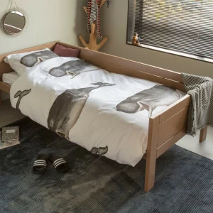 Детское постельное белье односпальное "Кит" 150х200 см SNURK  335432 Белый;серый