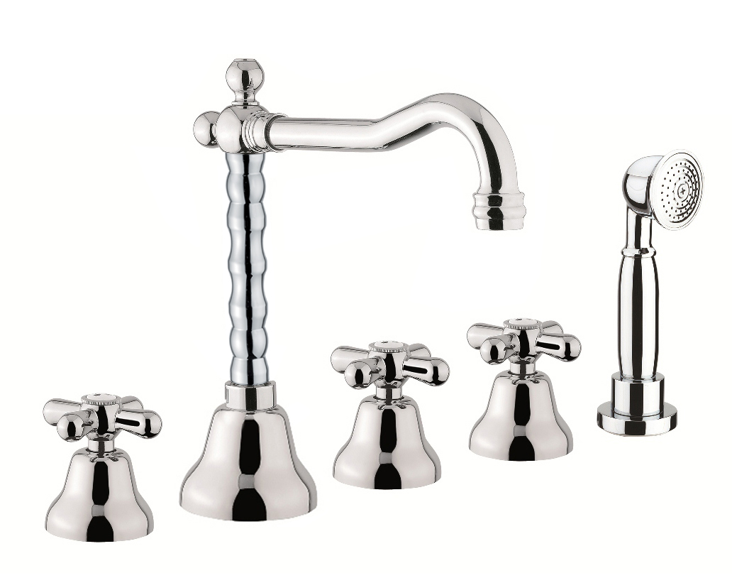 AM730402015 Смеситель на борт ванны , хром Webert Armony