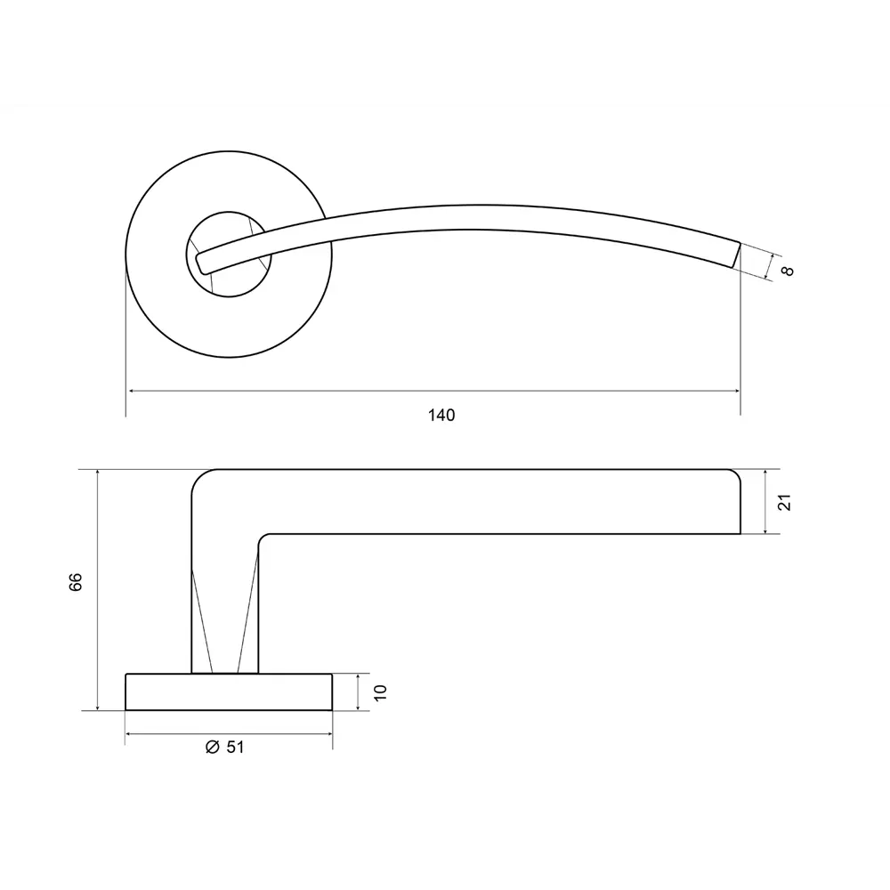 Дверные ручки Palladium Lavinium в графитовом исполнении для межкомнатных дверей 85081863 STLM-0058322 - Вид №4