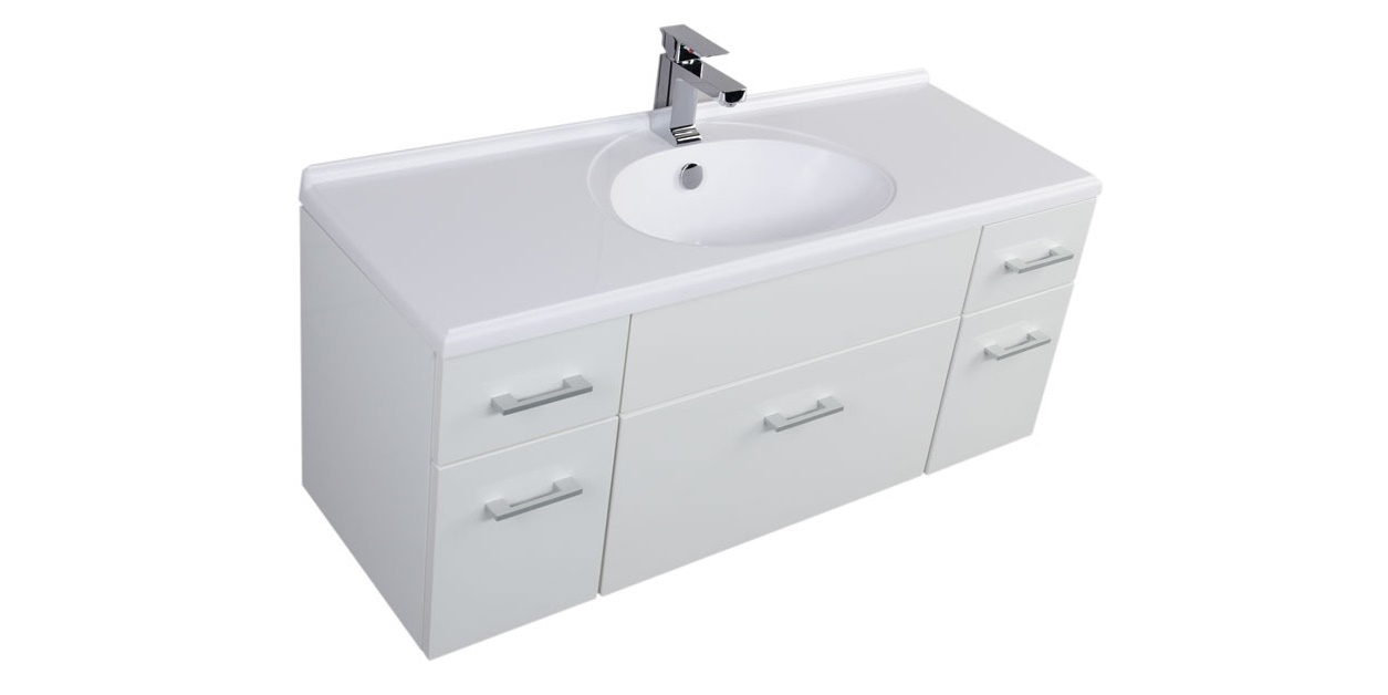 Комплект мебели Aquanet Данте 110 белый 00164822 - Вид №3