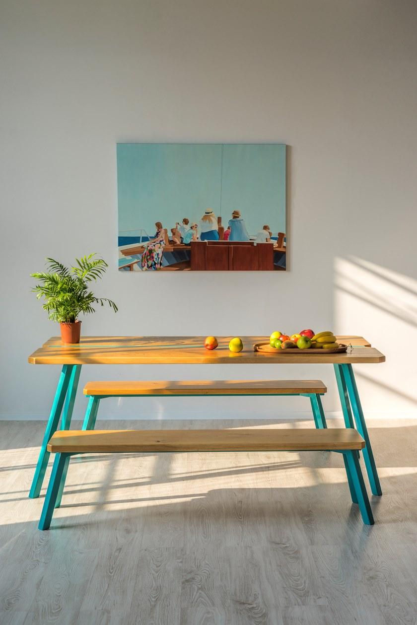 Askia Прямоугольный стол из стали и дерева Myway 1.t01.ok - Вид №10