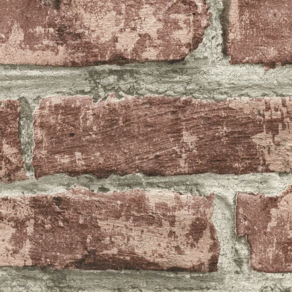 Обои флизелиновые Inspire Brick красные 1.06 м 636604 STLM-2118218 - Вид №1