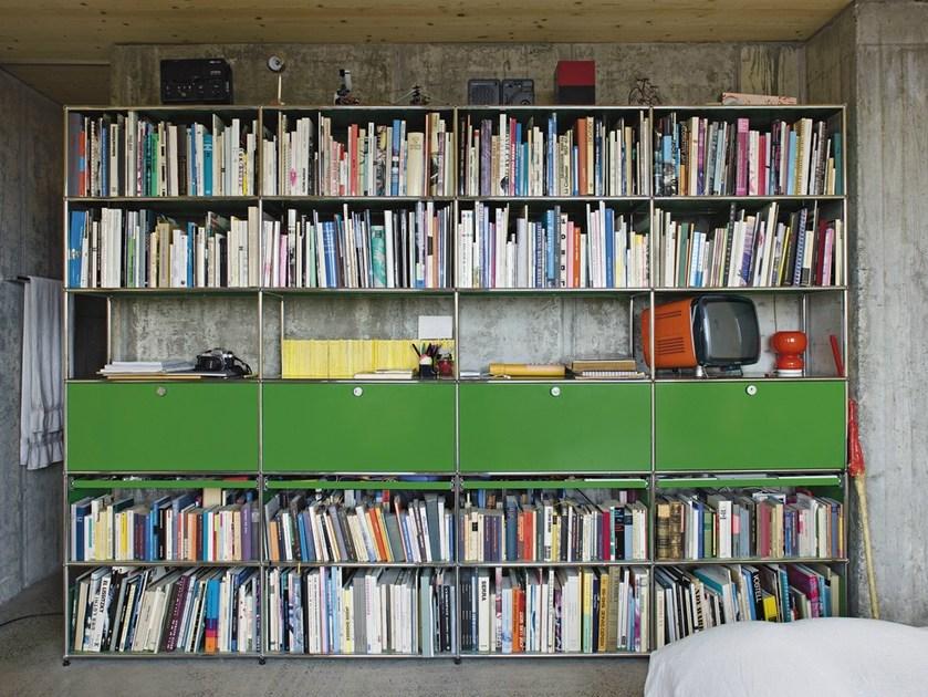 USM Модульный открытый книжный шкаф из металла Usm haller system sun-id-1347487 - Вид №5