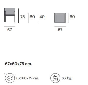Кресло из ротанга с подлокотниками Pilma Avari &amp ARCH-00131666 - Вид №4