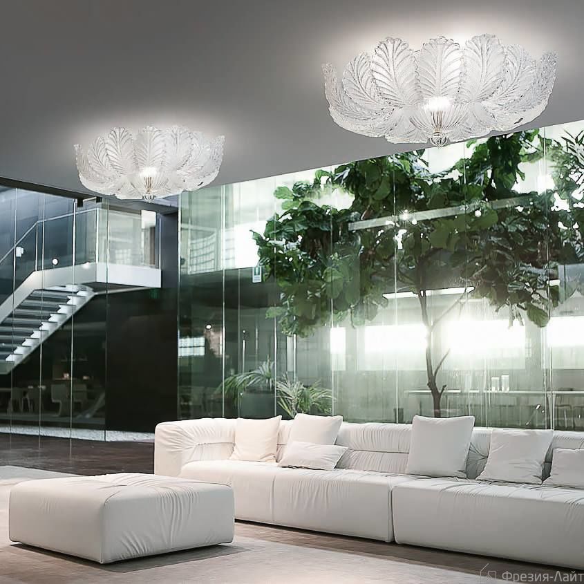 Sylcom 1400/64 B GR-CR люстра мурано потолочная 59325 - Вид №1