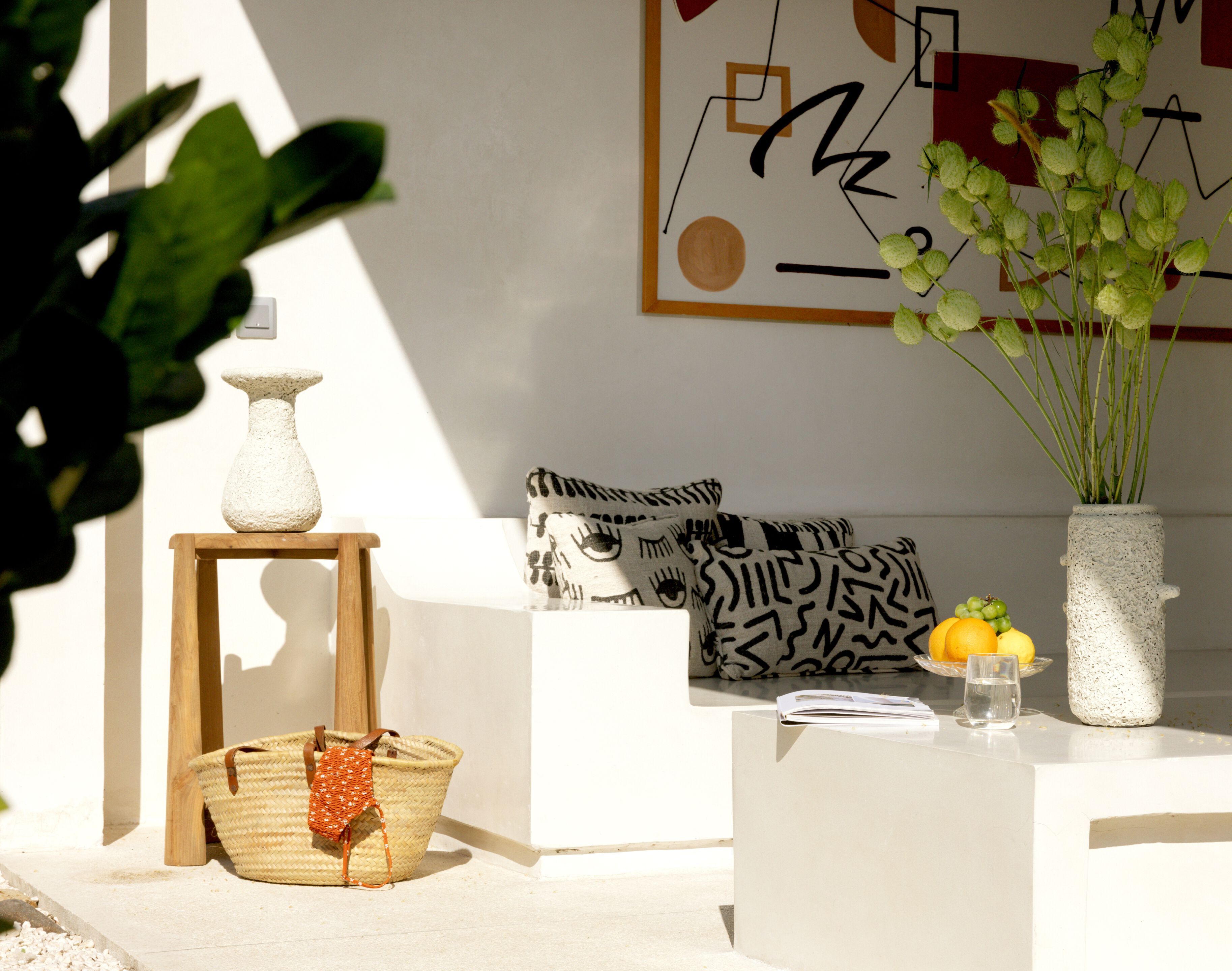 Высокий садовый стол из тикового дерева cbdesign Moires ARCH-00037065 - Вид №10