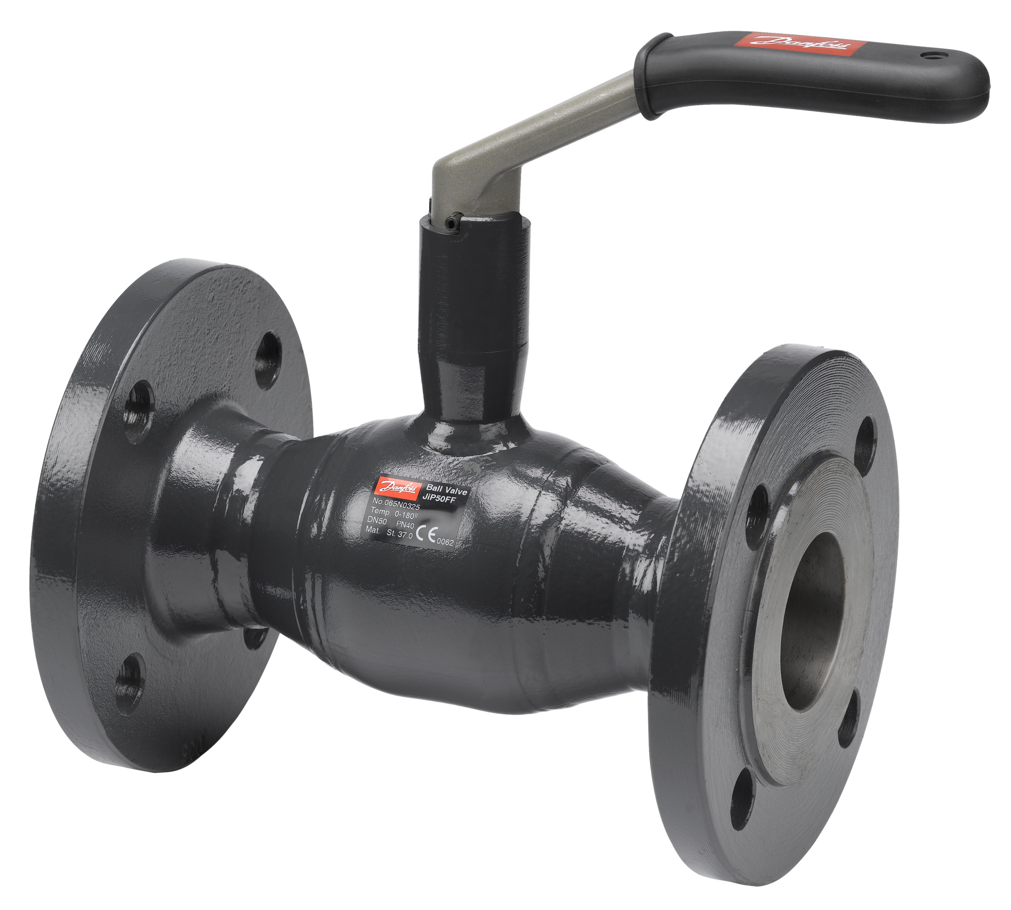 Danfoss JiP цельносварные из углеродистой стали с полным проходом (PN 16/25/40) JIP FF Кран шар полнопр Ду25 Ру40 руч 065N1310  - Вид №7