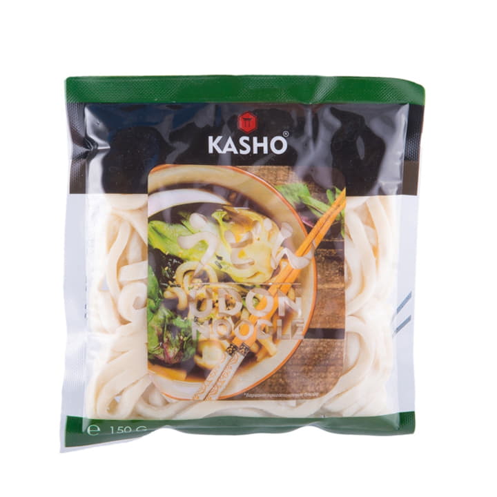 Лапша Удон пшеничная вареная стерилизованная Kasho 150г Santreyd 12001