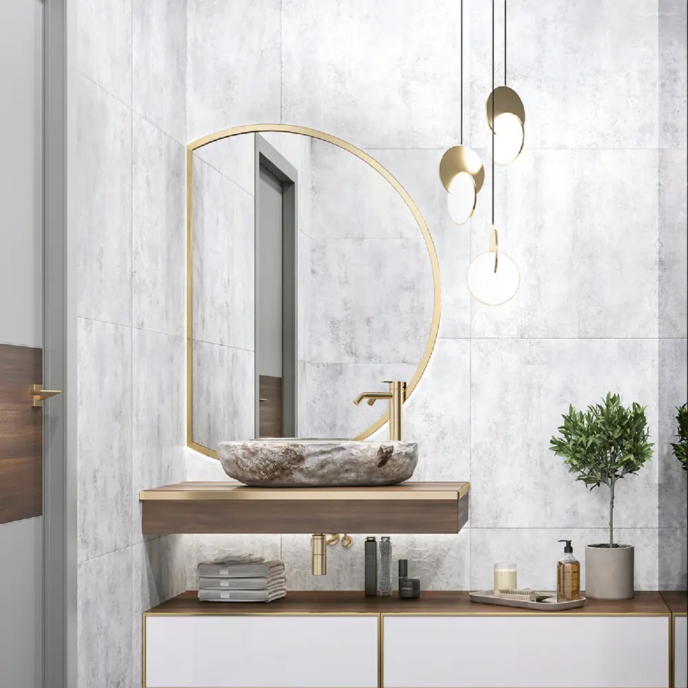 ALMA CERAMICA Oxide: керамогранит бежево-голубой 60×60 см 86711032