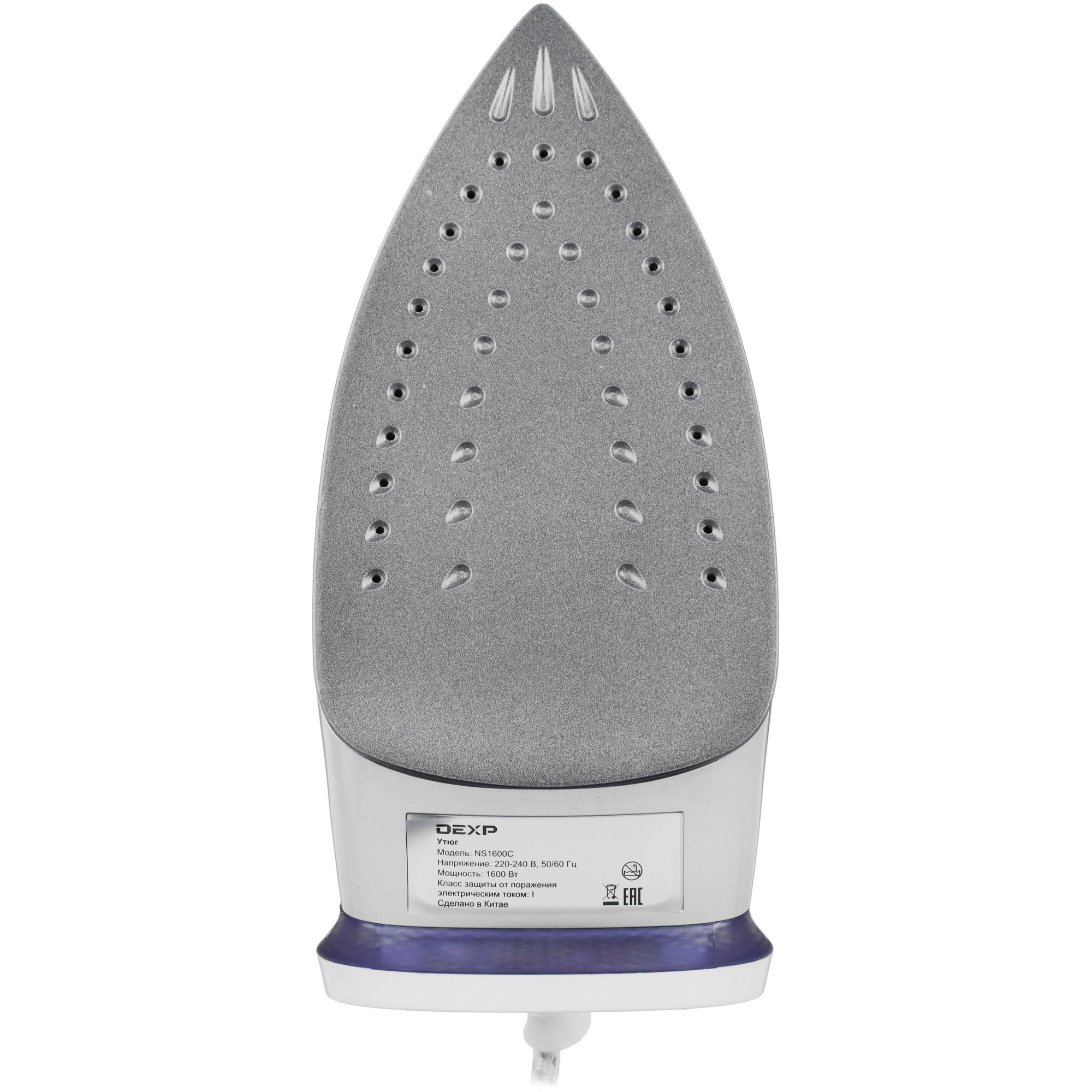 1392175 Утюг DEXP NS1600C белый STDN-0029400 - Вид №3