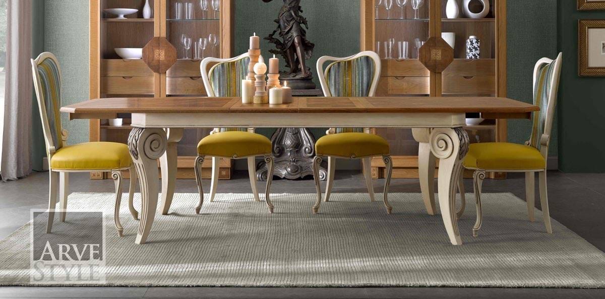 Деревянный прямоугольный выдвижной стол для гостиной Arvestyle паркет ARCH-00136063 - Вид №1