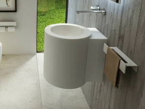 Ht 1-2 Подвесная раковина настенная овальная MOMA Design  белая