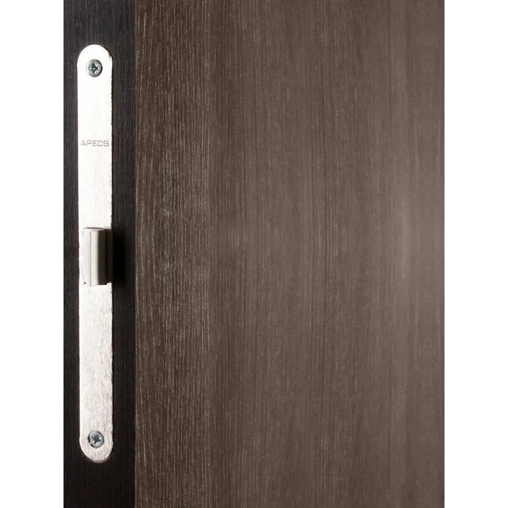Дверь межкомнатная глухая Мирра 70x200 см Hardflex цвет дуб кастелло с замком и петлями МАРИО РИОЛИ STLM-2109378 - Вид №4