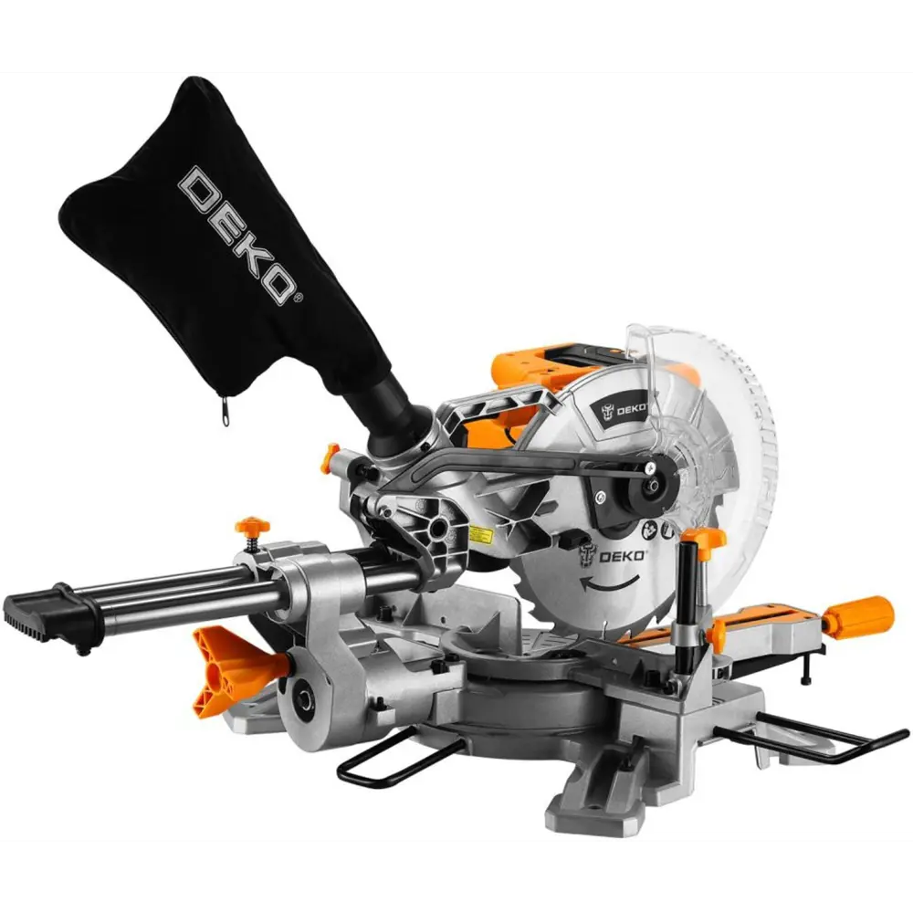 Торцовочная пила DEKO DKMS255 - профессиональная точность резки под углом 89364045 STLM-0842917