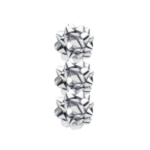 Набор бантов цвет серебро, 3 шт.