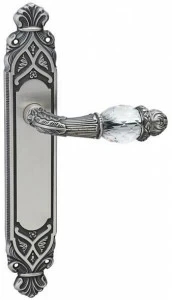 Bronces Mestre Ручка из латуни с кристаллами swarovski® на пластине Clasica