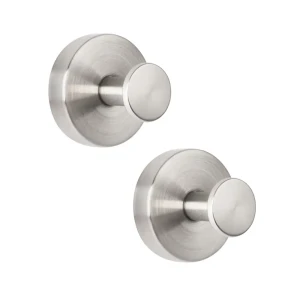 Крючок на присоске Fix сталь цвет сатин 2 шт.