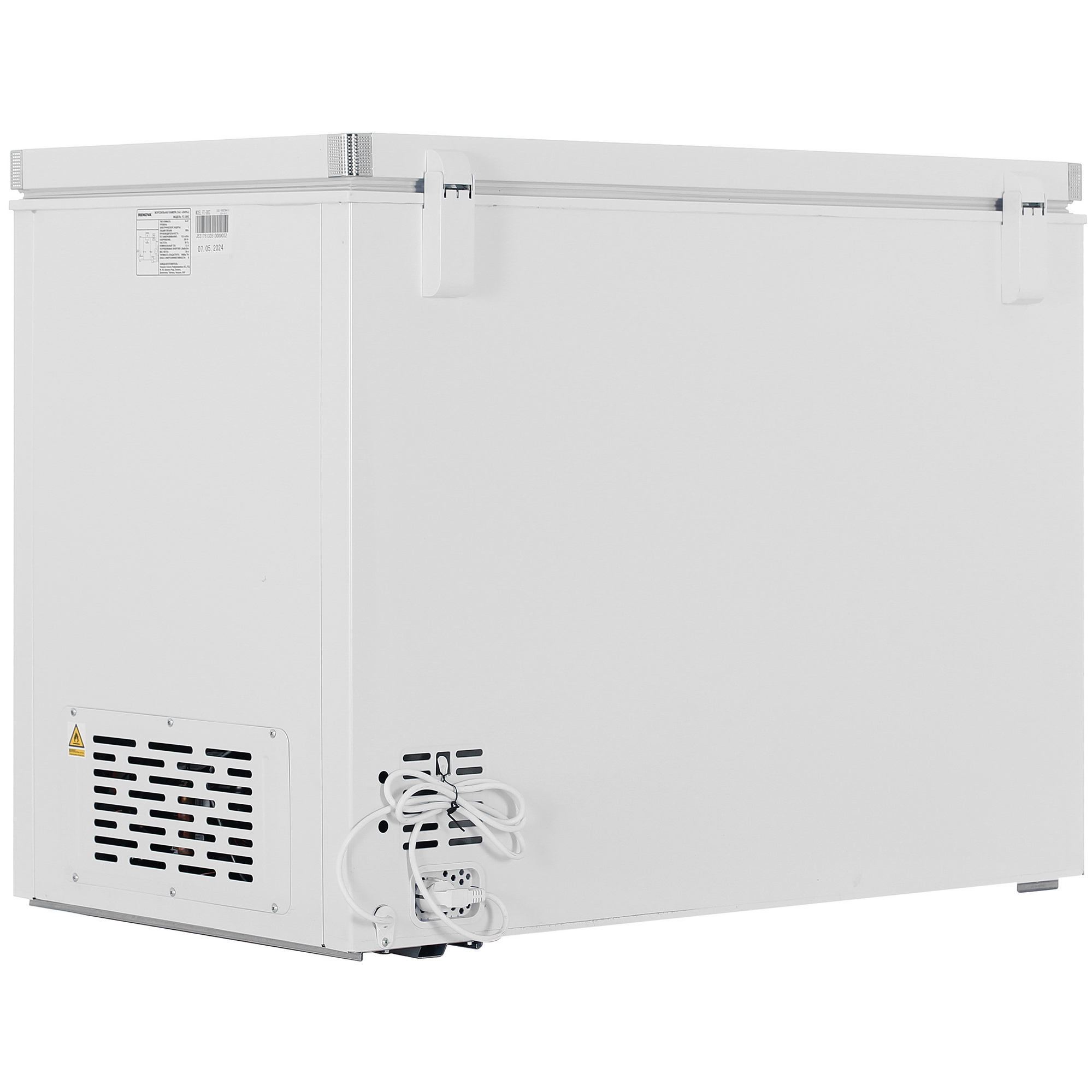 8115357 Морозильный ларь RENOVA FC-385C белый STDN-0110391 - Вид №4