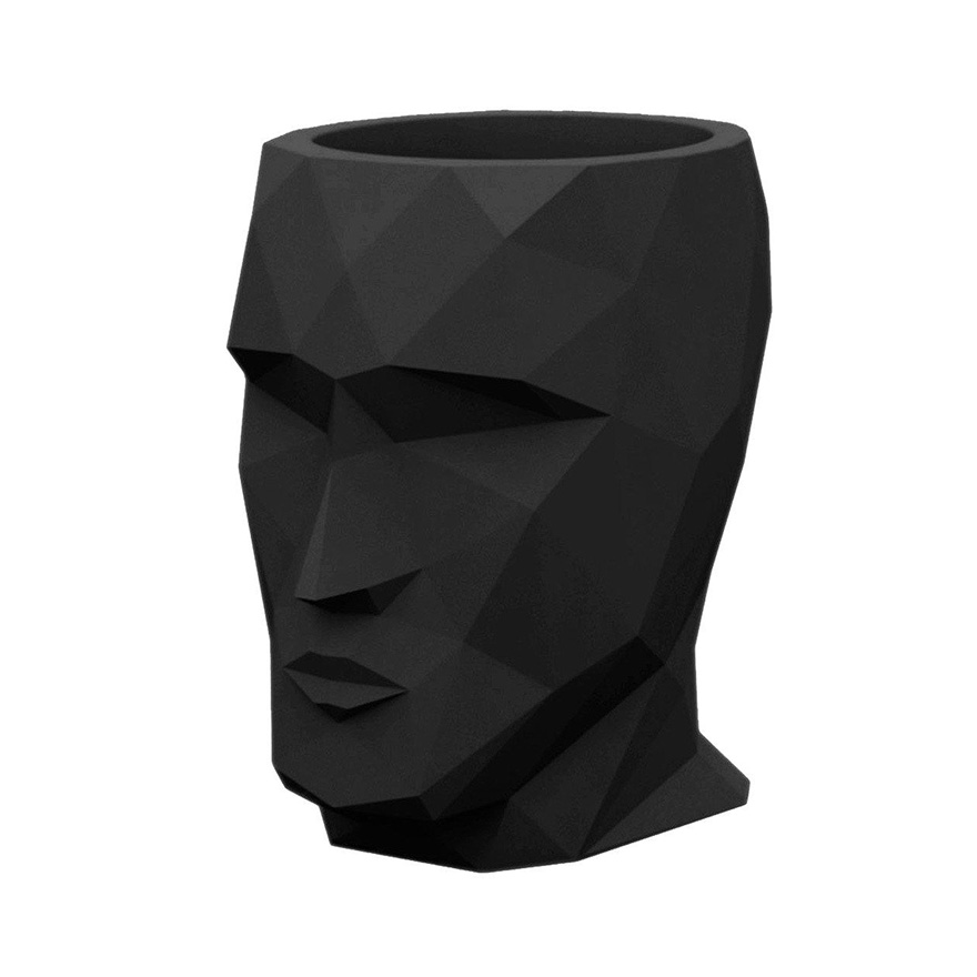070335 Кашпо матовое черное 70см Vondom Adan - Вид №4