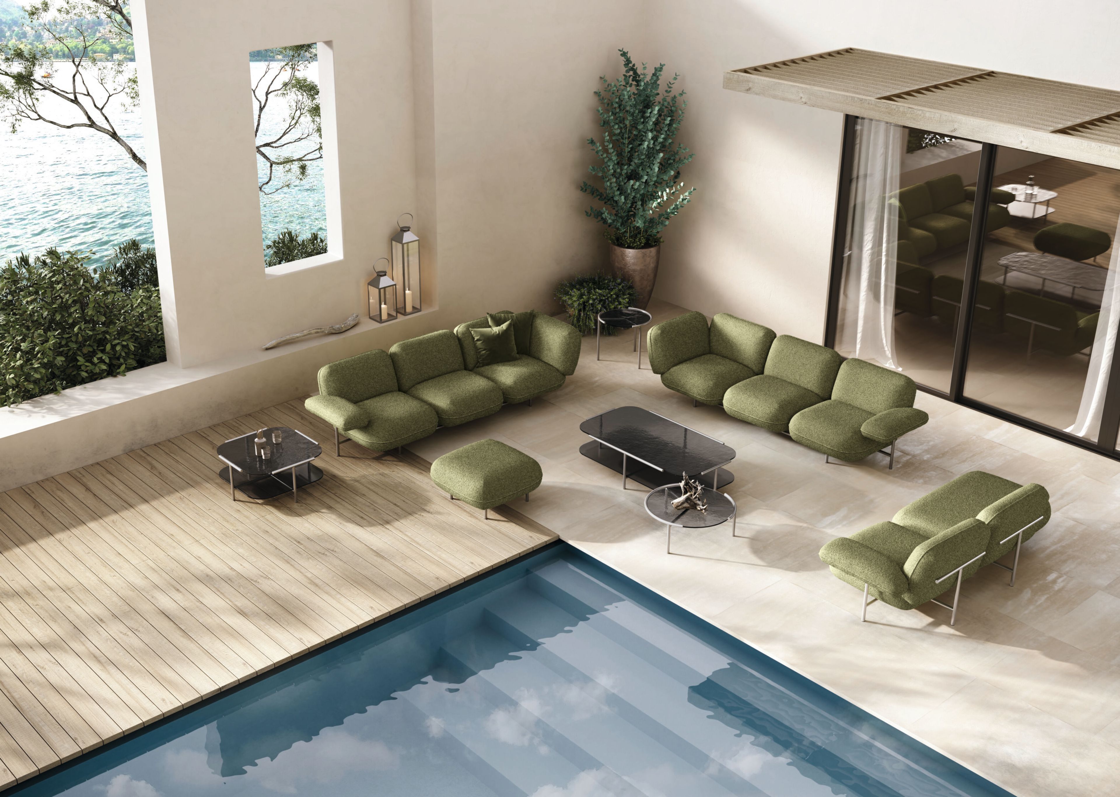 Квадратный садовый столик Cantori CLOUD ARCH-00130149 - Вид №4