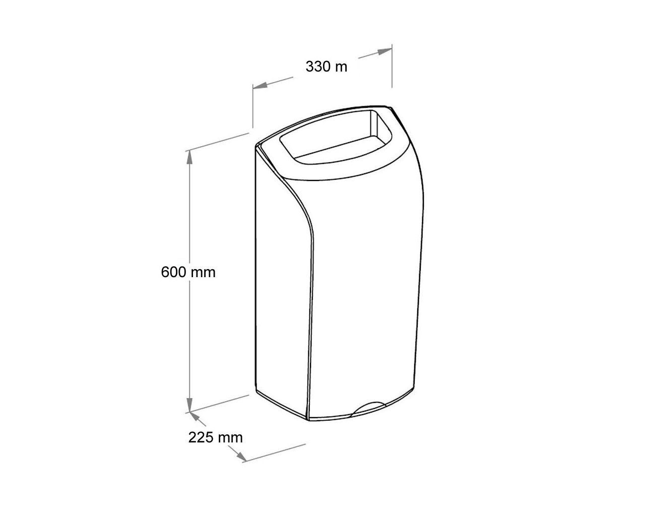 KUO101 Подвесная открытая корзина 40 л UNIQUE ORANGE LINE Merida  - Вид №1