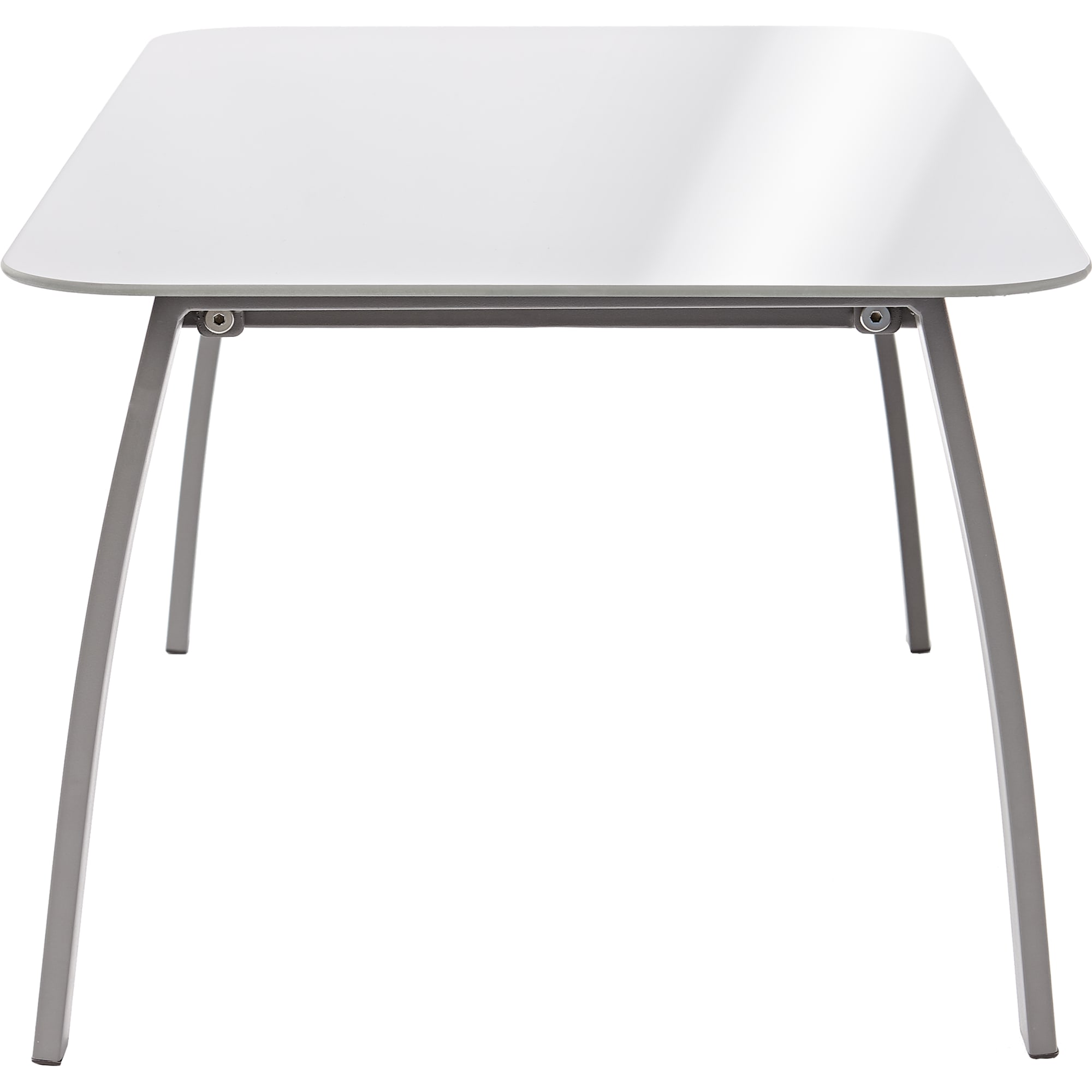 82276170 Стол садовый Alma 85x45x35 см сталь/стекло серый Santreyd  - Вид №2