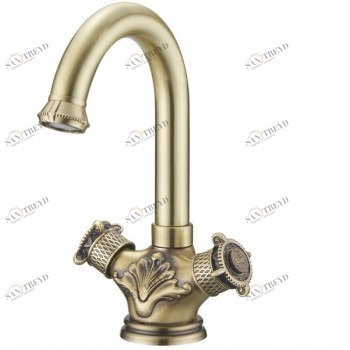 Zorg A 2006U-BR бронза для умывальника Смеситель для кухни Zorg 164 х 130 мм 