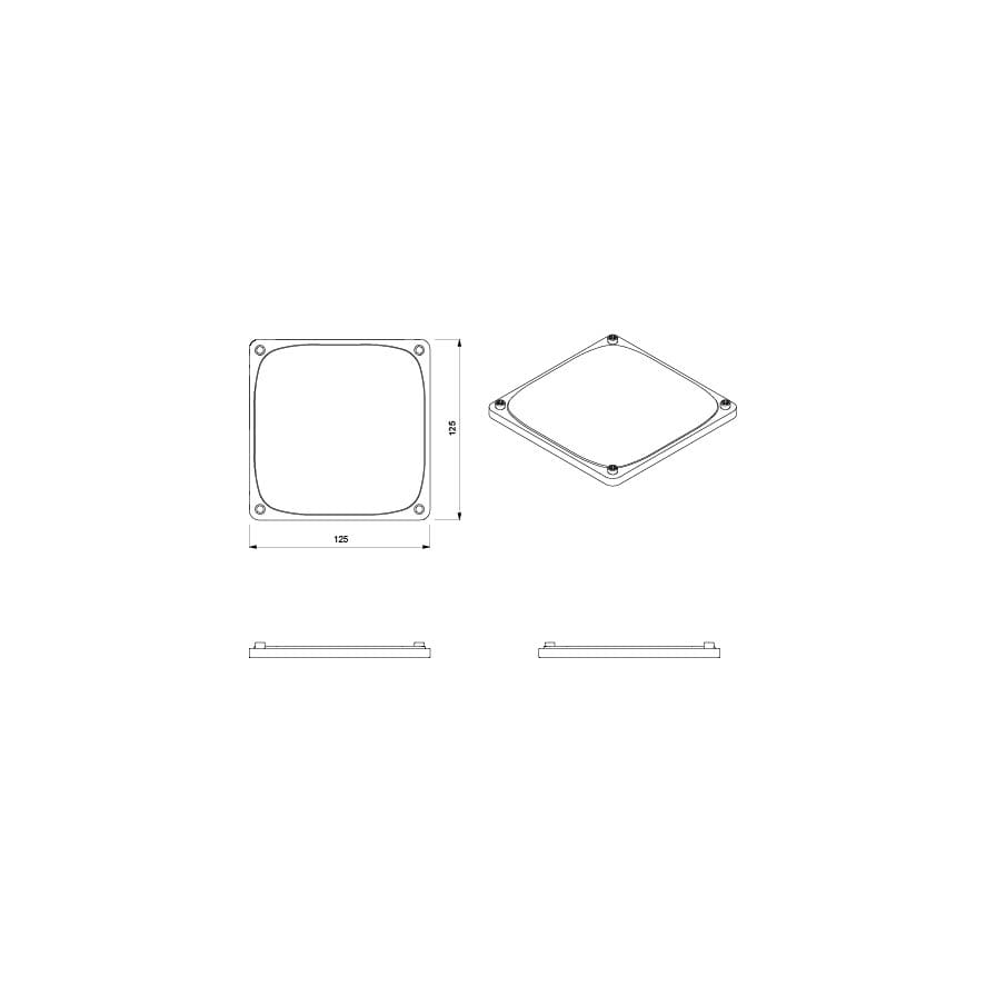 Медная алюминиевая пластина для розеток и выключателей Genuit медь ARCH-00012438 - Вид №7