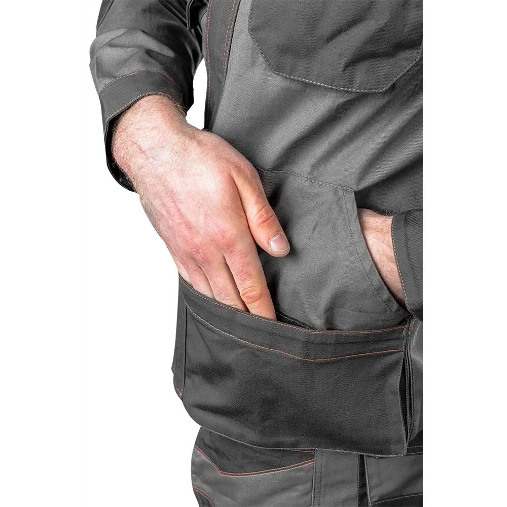 Толстовка рабочая Neo Tools хлопок 100% серая размер XXXL рост 193 Нет STLM-2045777 - Вид №5