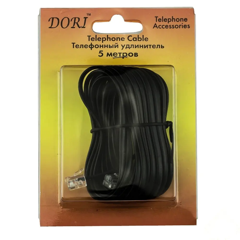 Провод телефонный Дори 6P4C 5 м DORI STLM-2078601
