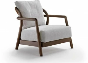 Flexform Кресло из ткани с подлокотниками Alison